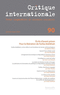 Critique internationale, no 90